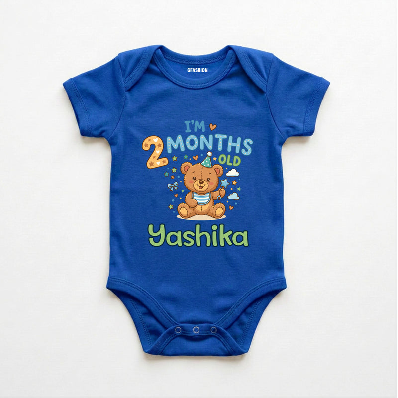 Personalized 2 Months Baby Bodysuit