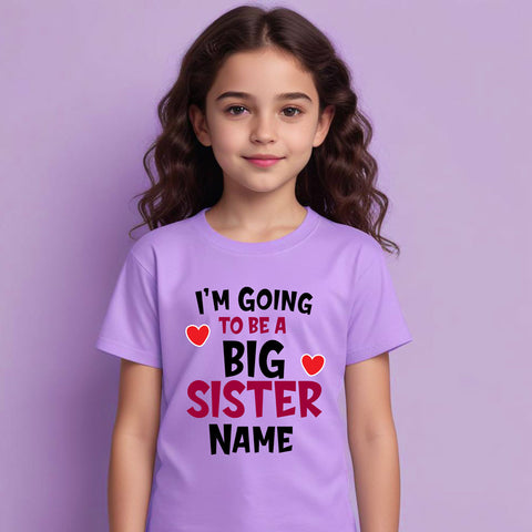 I'm Going to be a Big Sister T-shirt