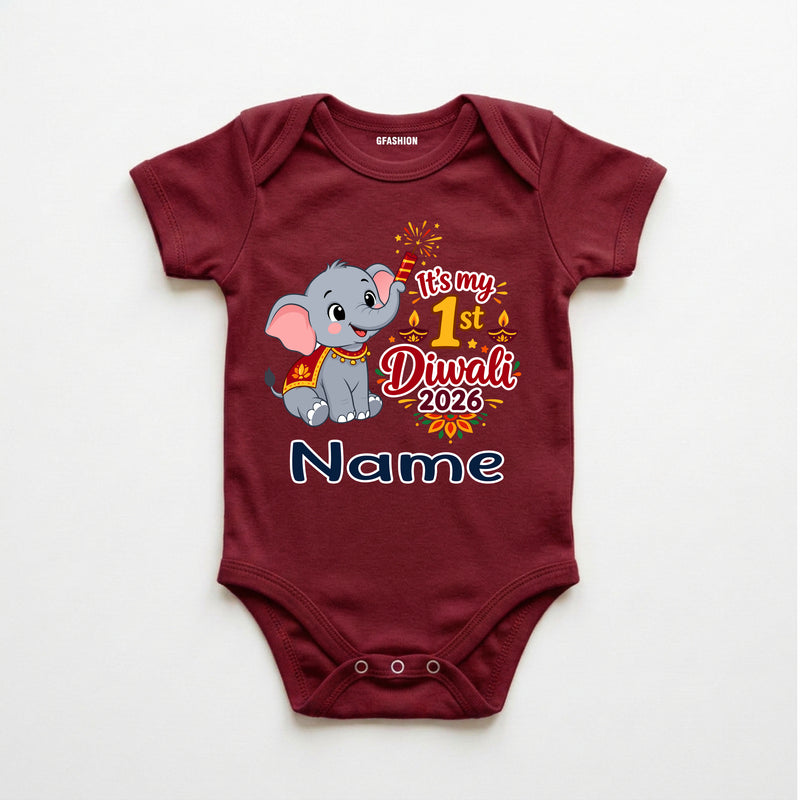 IT'S My First Diwali Rompers/Bodysuit/onesie