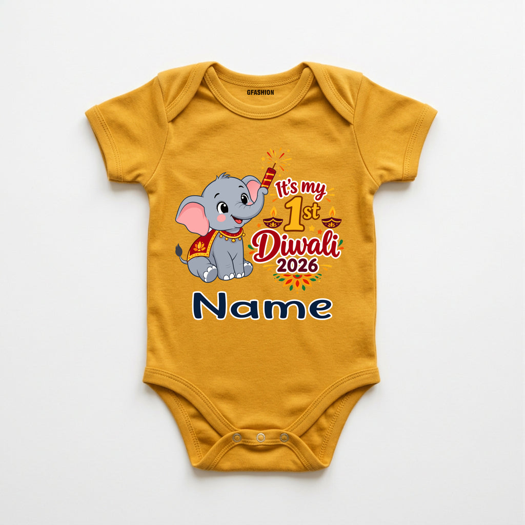 IT'S My First Diwali Rompers/Bodysuit/onesie