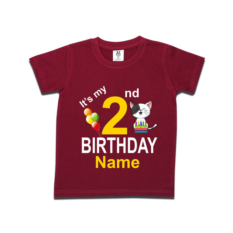 it's my 2nd birthday t-shirts