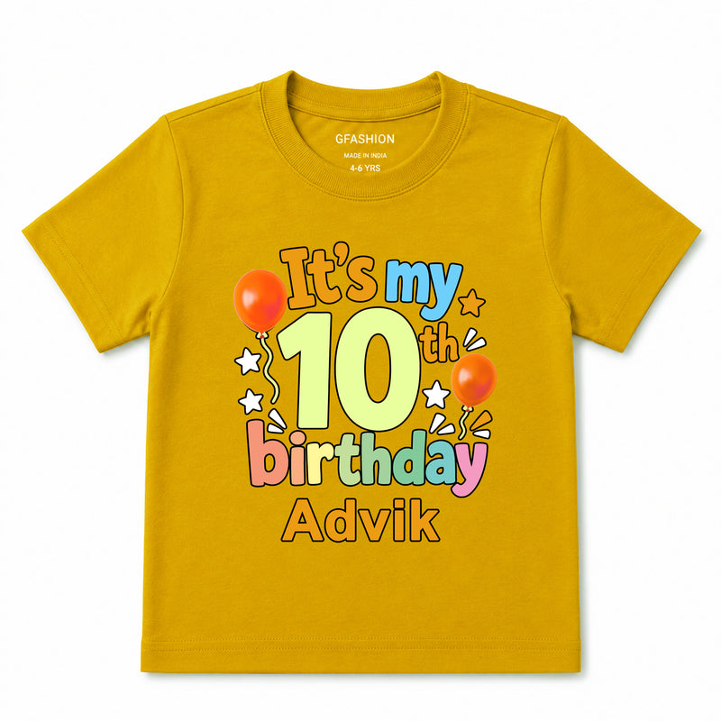 personalized Birthday T-shirts