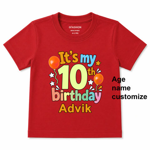 personalized Birthday T-shirts
