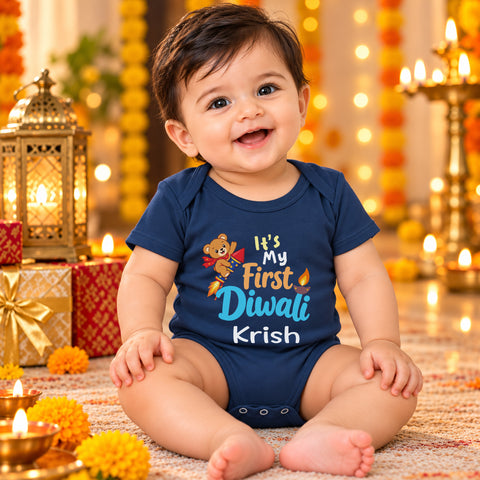 My First Diwali Rompers/Bodysuit/onesie