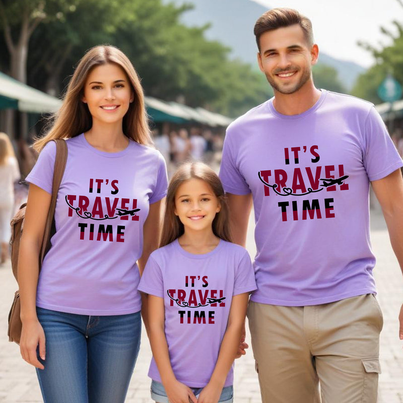 Its travel time t shirts for family-friends