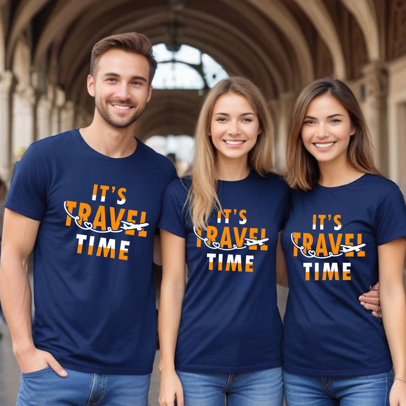 Its travel time t shirts for family-friends