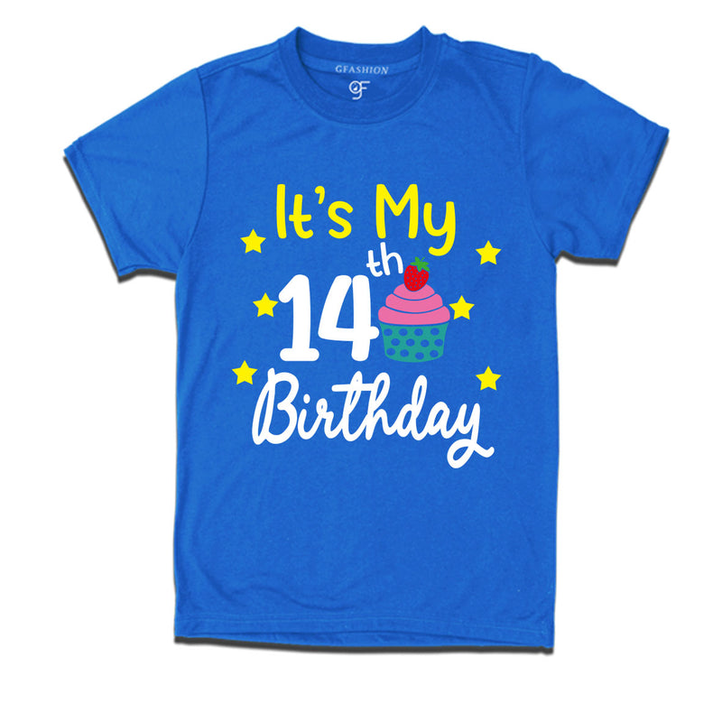 it's my 14th birthday tshirts for boy and girls