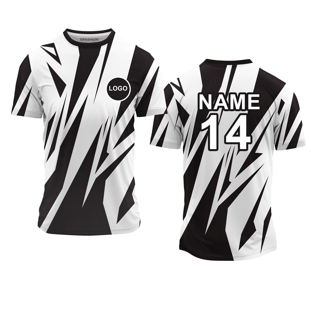 Sports Jersey Stylish Football Shirts Soccer Teams Black And White Football Kit Team Football Teams