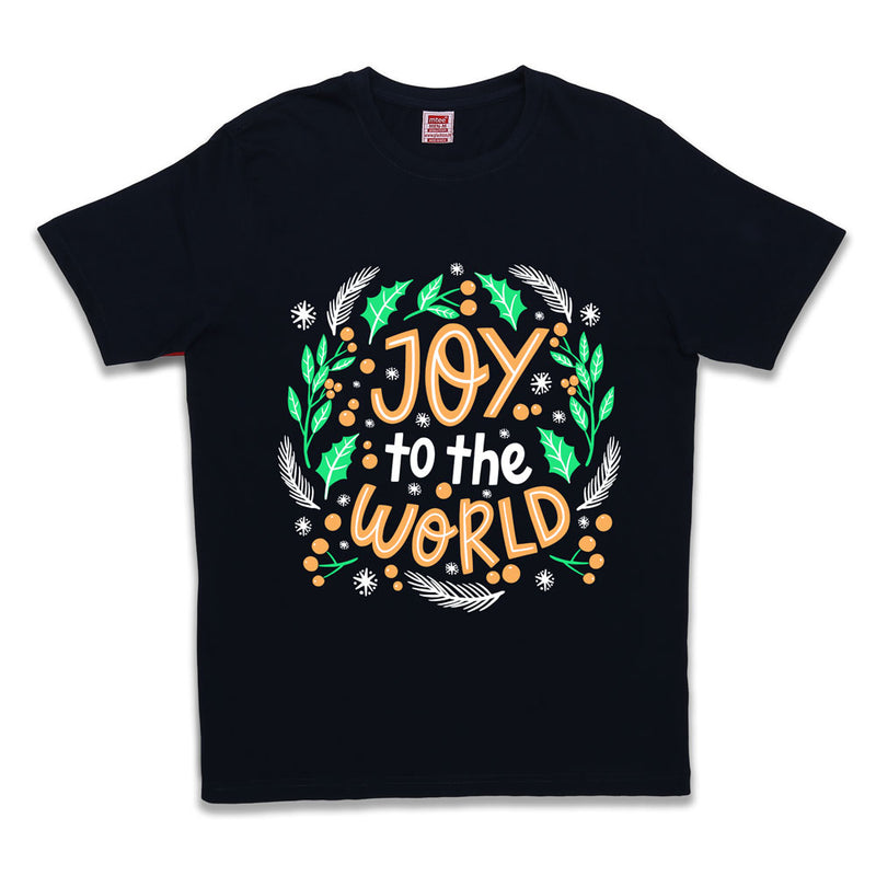 Christmas t shirts joy to the world