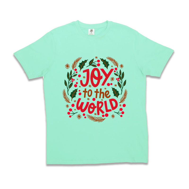 Christmas t shirts joy to the world