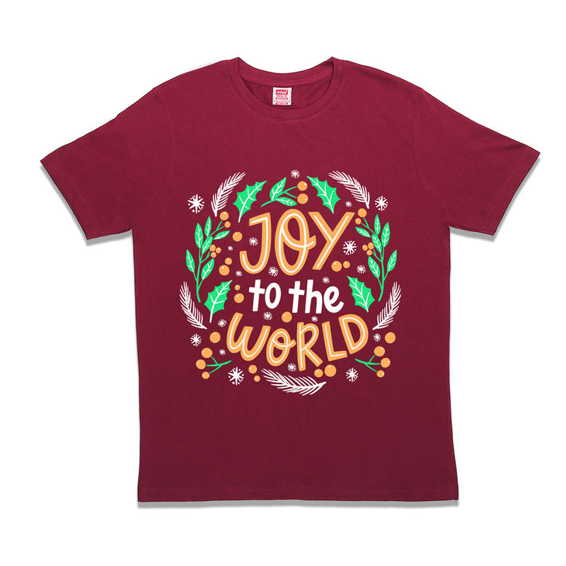 Christmas t shirts joy to the world