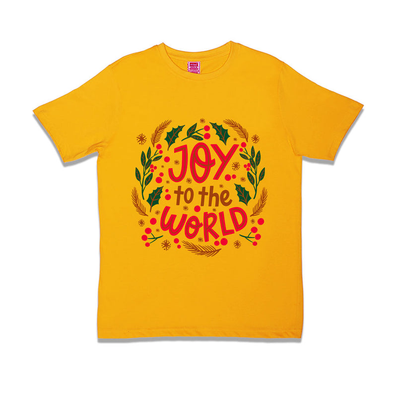 Christmas t shirts joy to the world