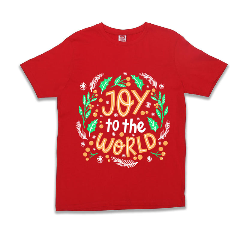 Christmas t shirts joy to the world