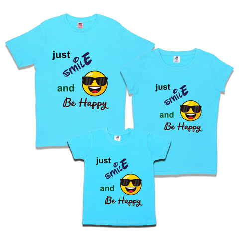 funny smiley t shirts for family