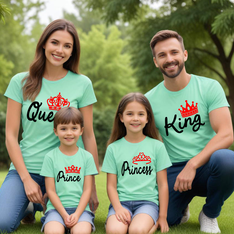 KING QUEEN PRINCE PRINCESS FAMILY T-SHIRTS