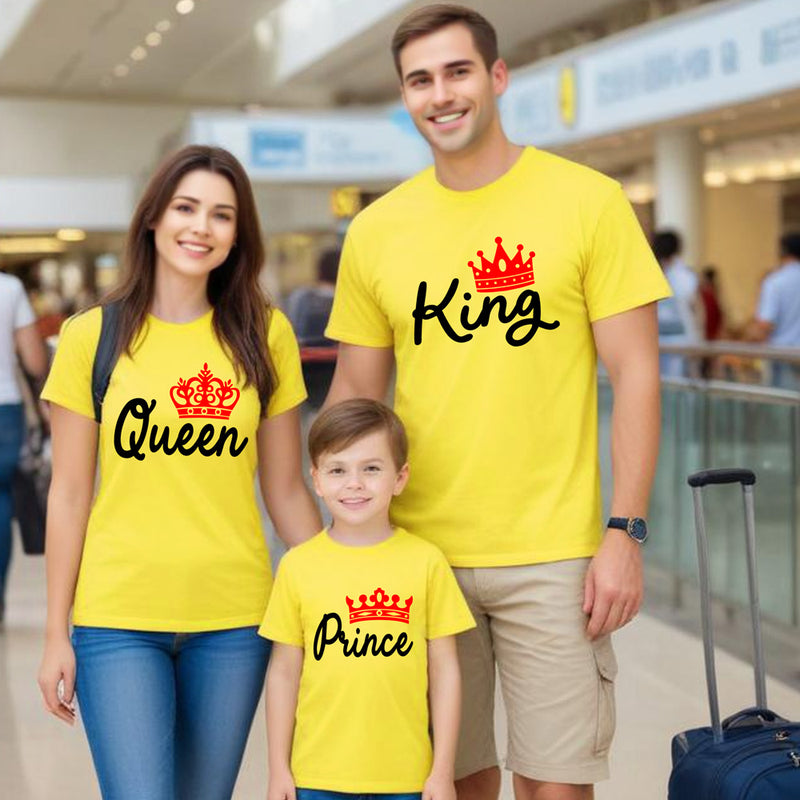 KING QUEEN PRINCE PRINCESS FAMILY T-SHIRTS