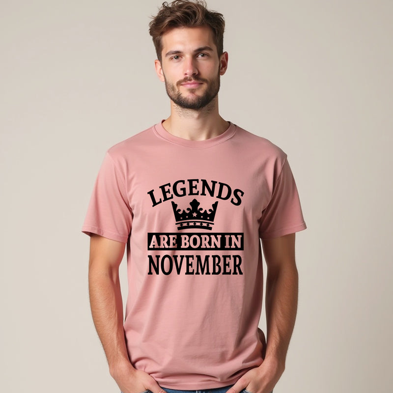 Legends Born in November -Birthday t-shirts