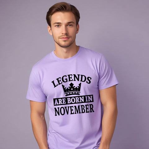 Legends Born in November -Birthday t-shirts