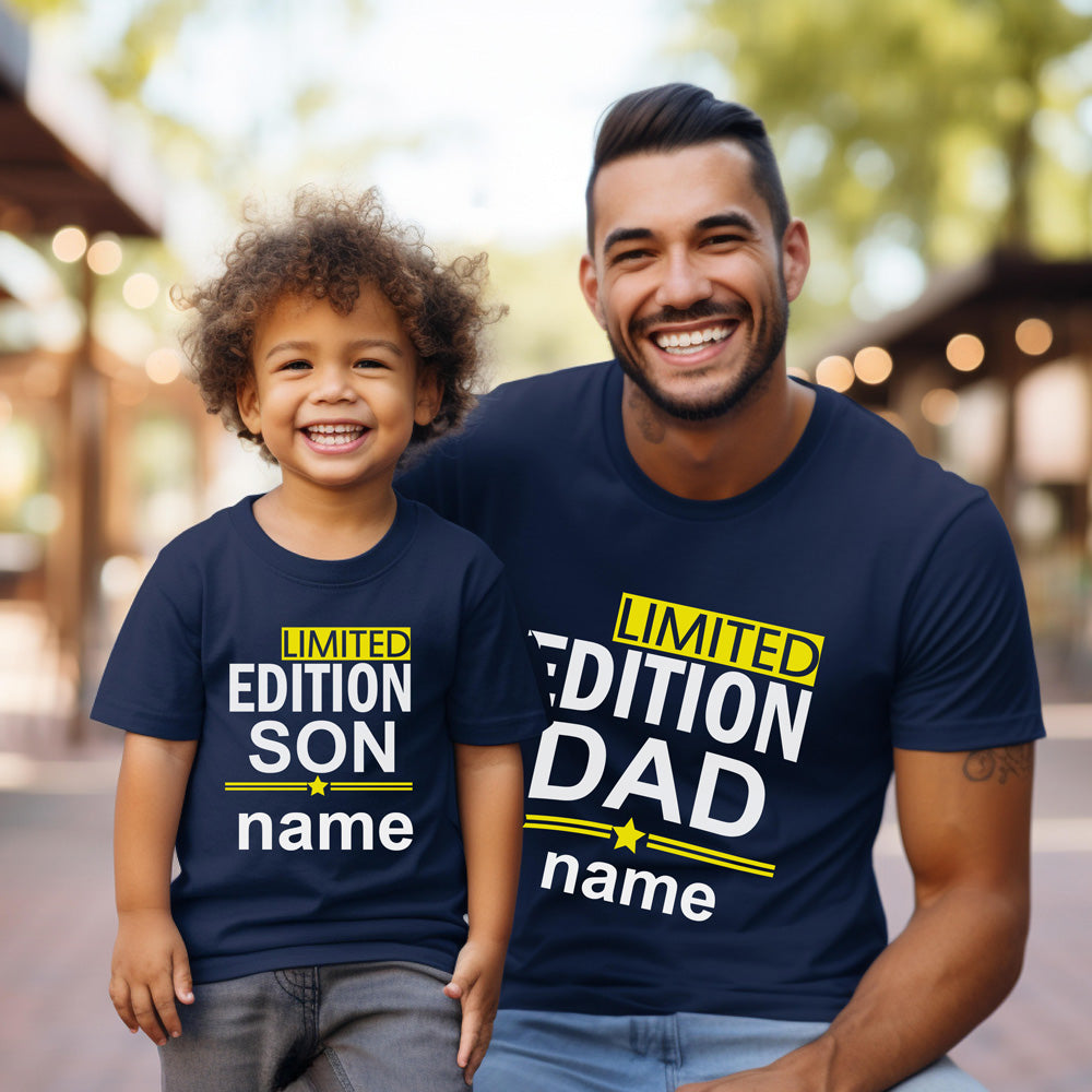 limited Edition t shirts for dad and son