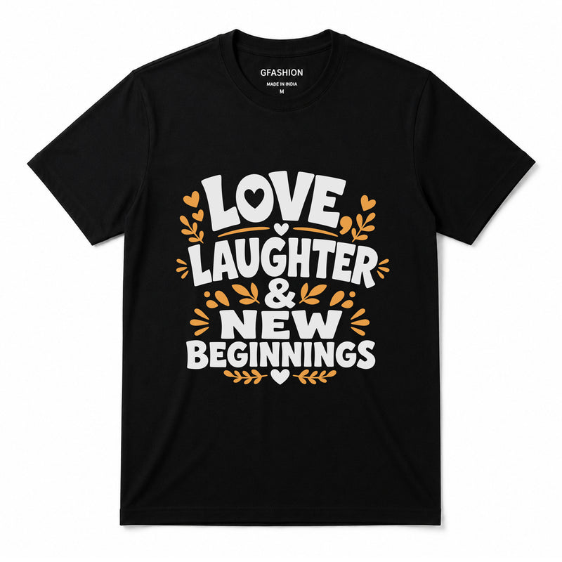 New Year and New Beginnings T-shirts for Family-Friends-Group