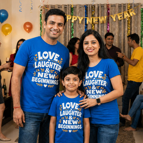 New Year and New Beginnings T-shirts for Family-Friends-Group