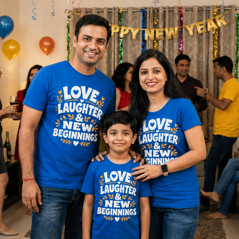 New Year and New Beginnings T-shirts for Family-Friends-Group