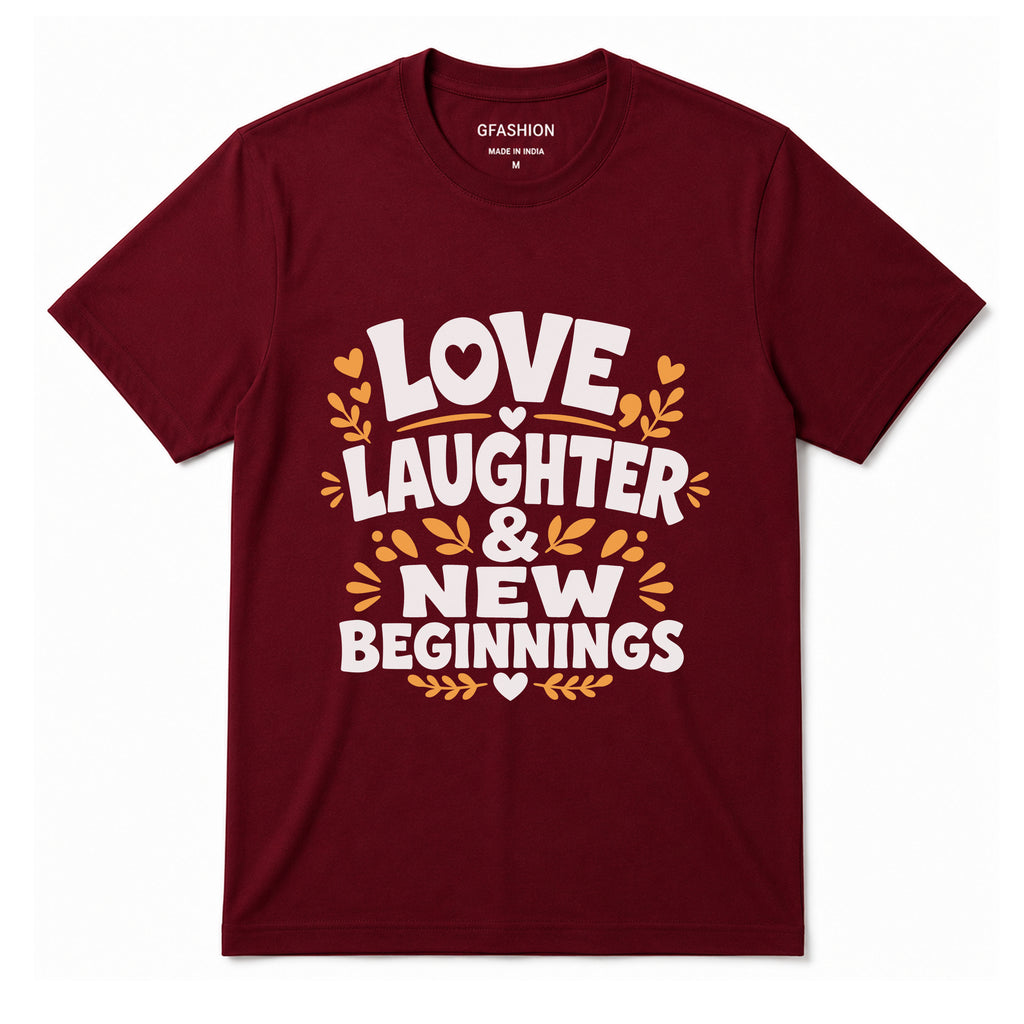 New Year and New Beginnings T-shirts for Family-Friends-Group