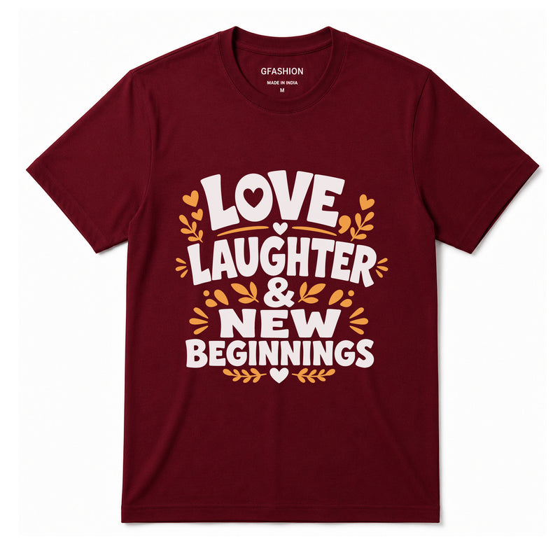 New Year and New Beginnings T-shirts for Family-Friends-Group