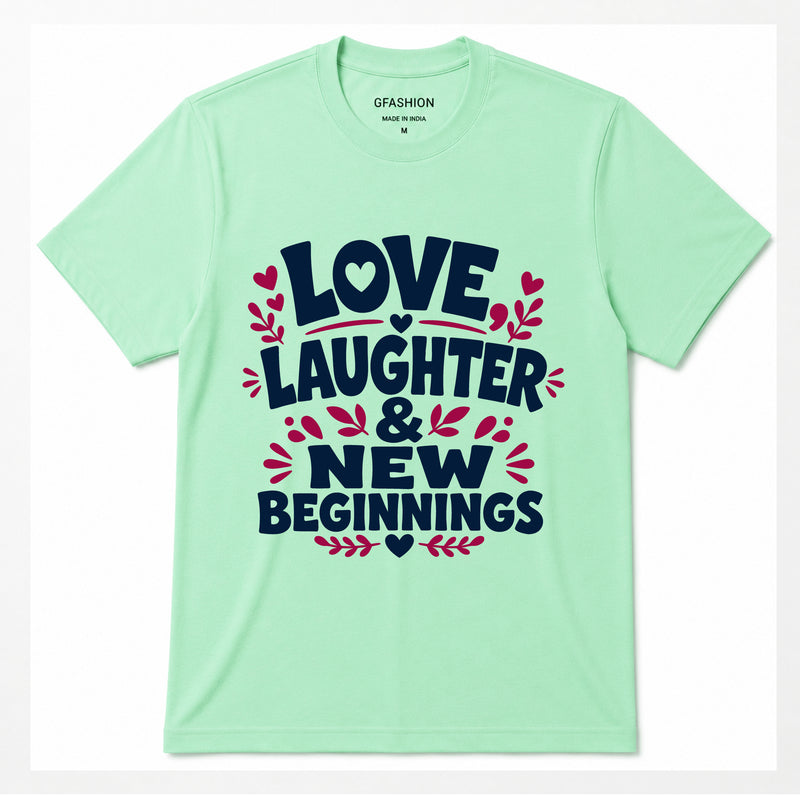 New Year and New Beginnings T-shirts for Family-Friends-Group