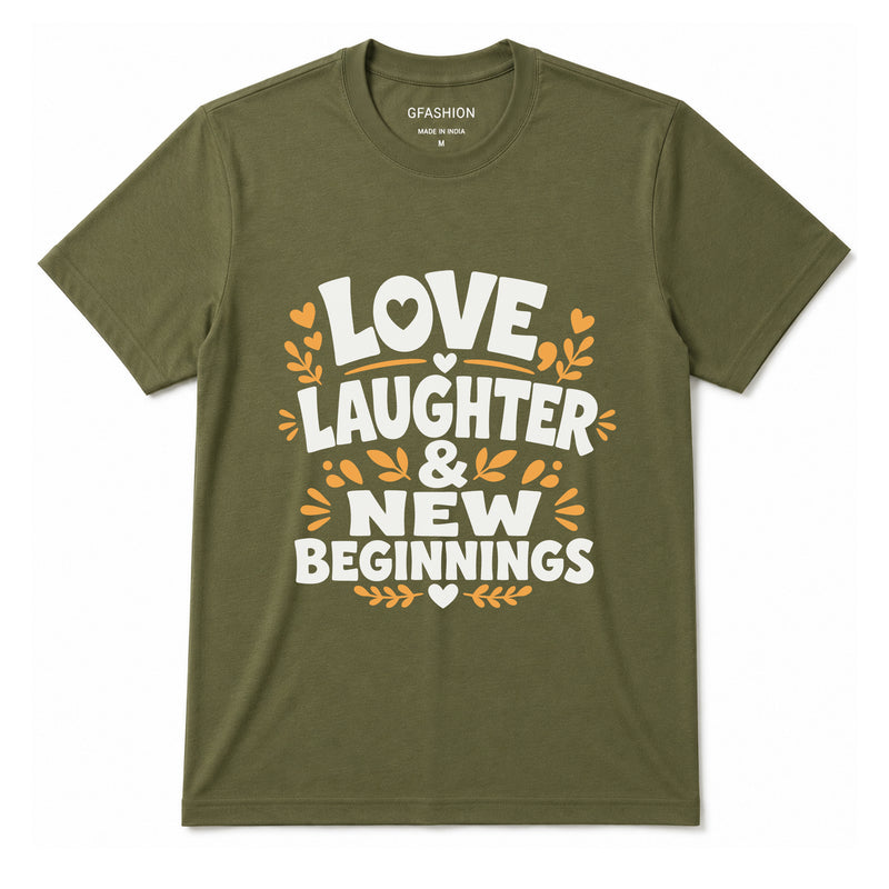New Year and New Beginnings T-shirts for Family-Friends-Group