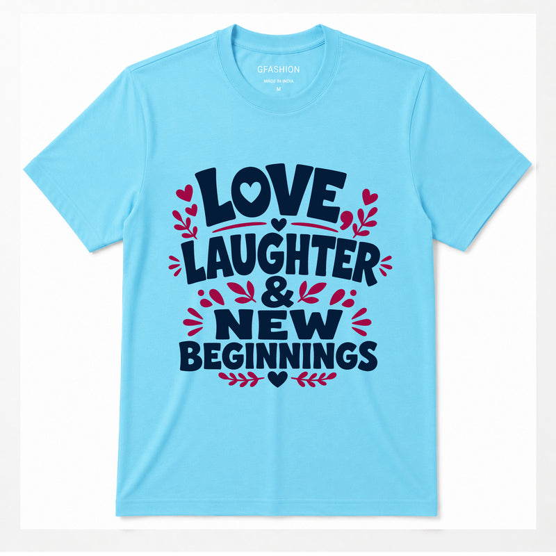 New Year and New Beginnings T-shirts for Family-Friends-Group