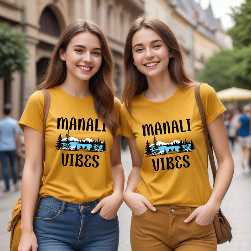 Manali Vibes Vacation T-shirts