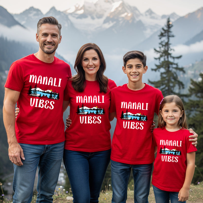 Manali Vibes Vacation T-shirts