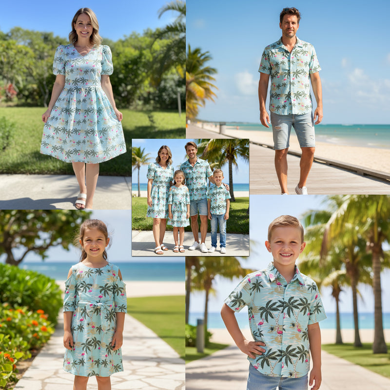 Matching Family Hawaiian Outfits