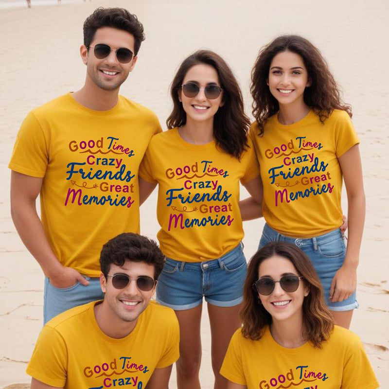 Matching T-shirts-Crazy Friends