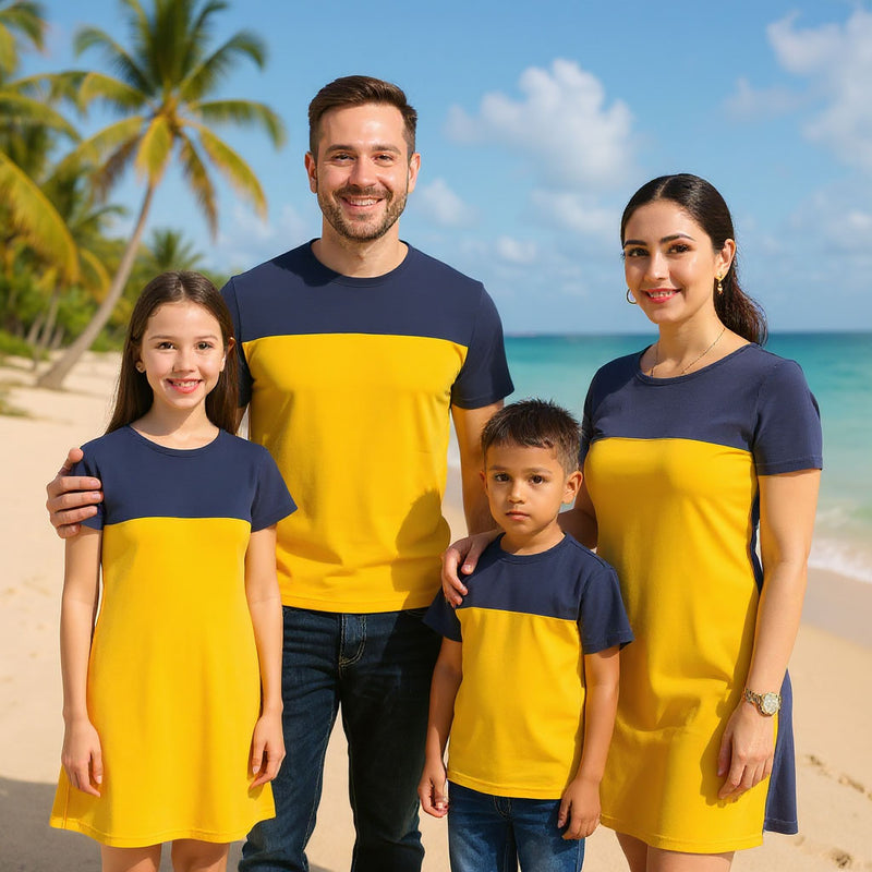 Vacation Family Combo T-shirt Dress