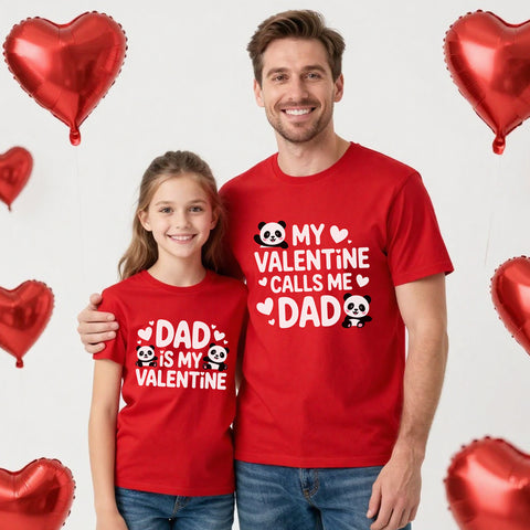 my valentine calls me dad- dad and daughter