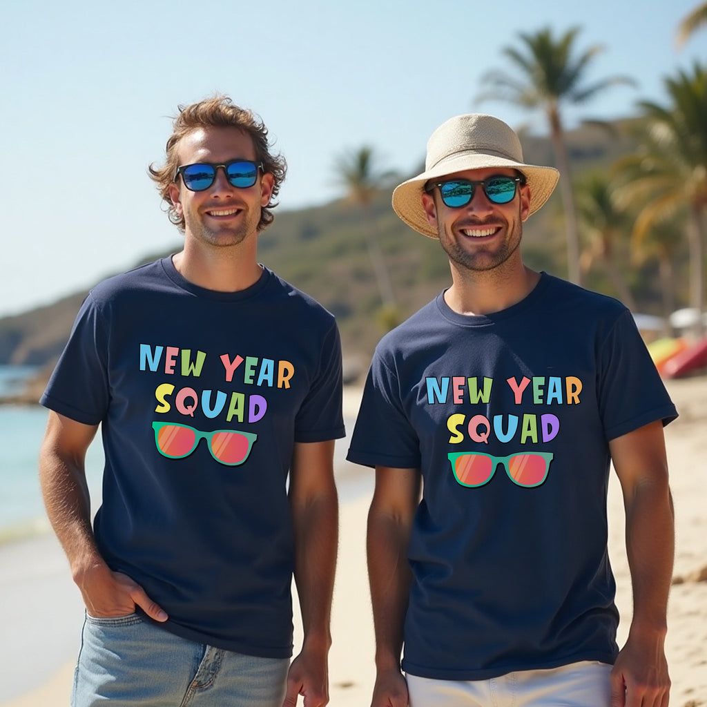 New Year Squad Matching T-Shirts for Friends
