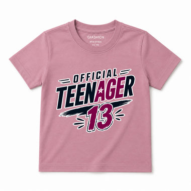 official teenager boys 13th birthday tshirts