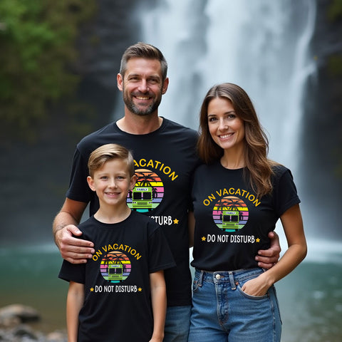 On Vacation Family  Do Not Disturb T-shirts for Family