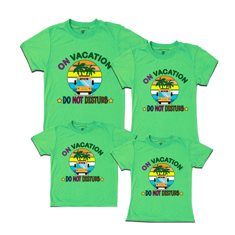 On Vacation Family  Do Not Disturb T-shirts for group