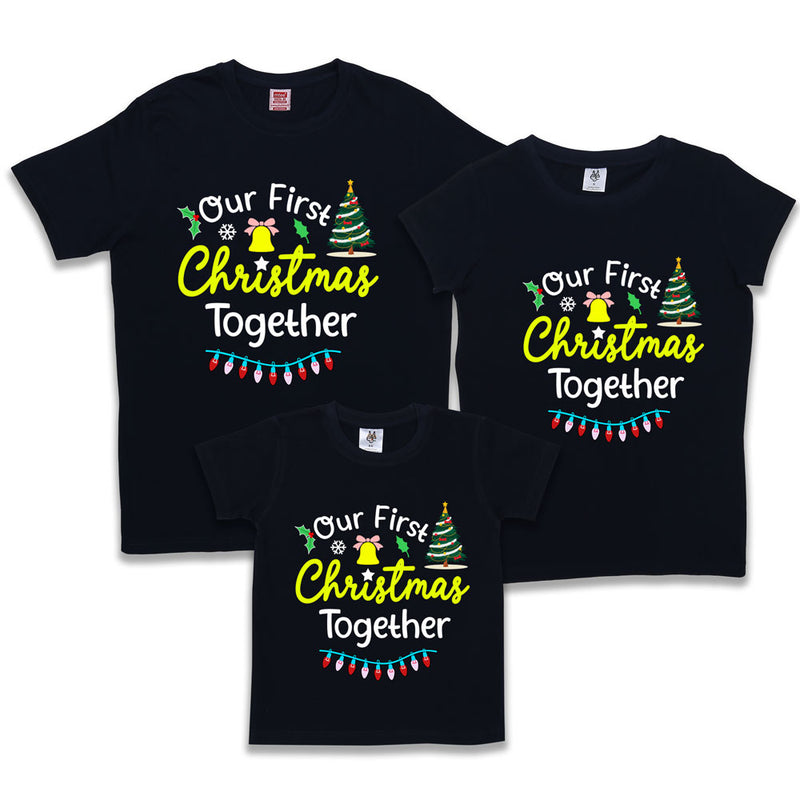 our first Christmas together t-shirts