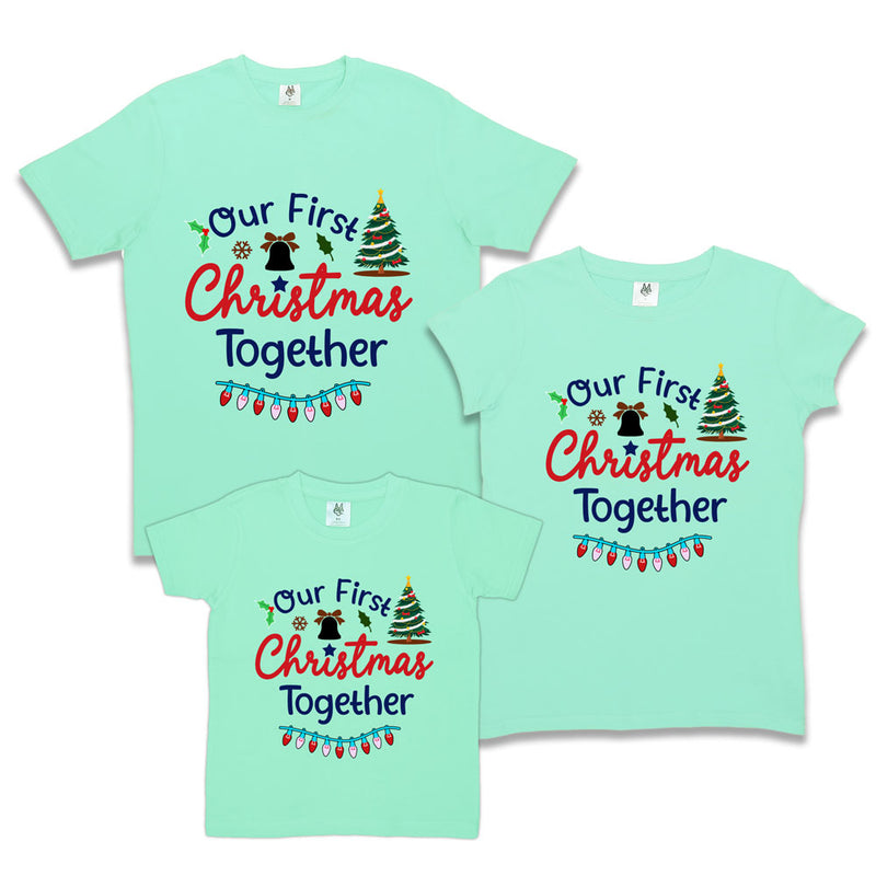 our first Christmas together t-shirts