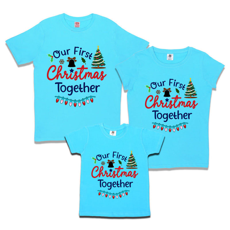 our first Christmas together t-shirts