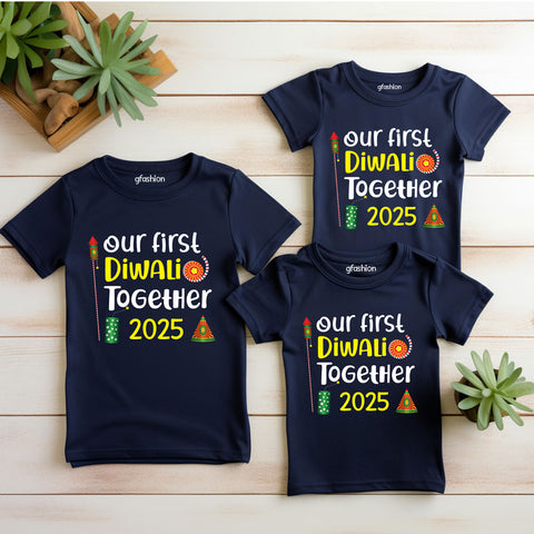 our first Diwali together 2025 -men women and kids