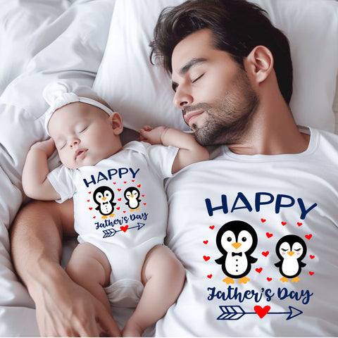 Happy Father's Day T shirts For Dad and baby