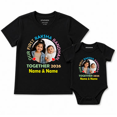 Our First Raksha Bandhan Together T-shirts
