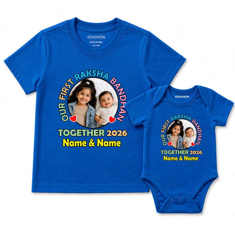 Our First Raksha Bandhan Together T-shirts