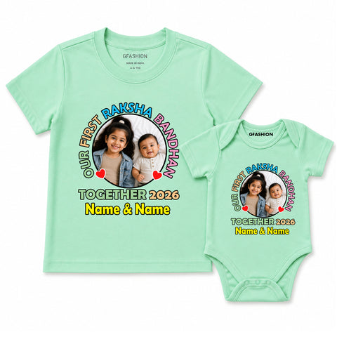 Our First Raksha Bandhan Together T-shirts