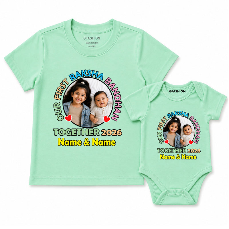 Our First Raksha Bandhan Together T-shirts